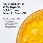 Key ingredients of The Ordinary 100% Organic Cold-Pressed Rose Hip Seed Oil